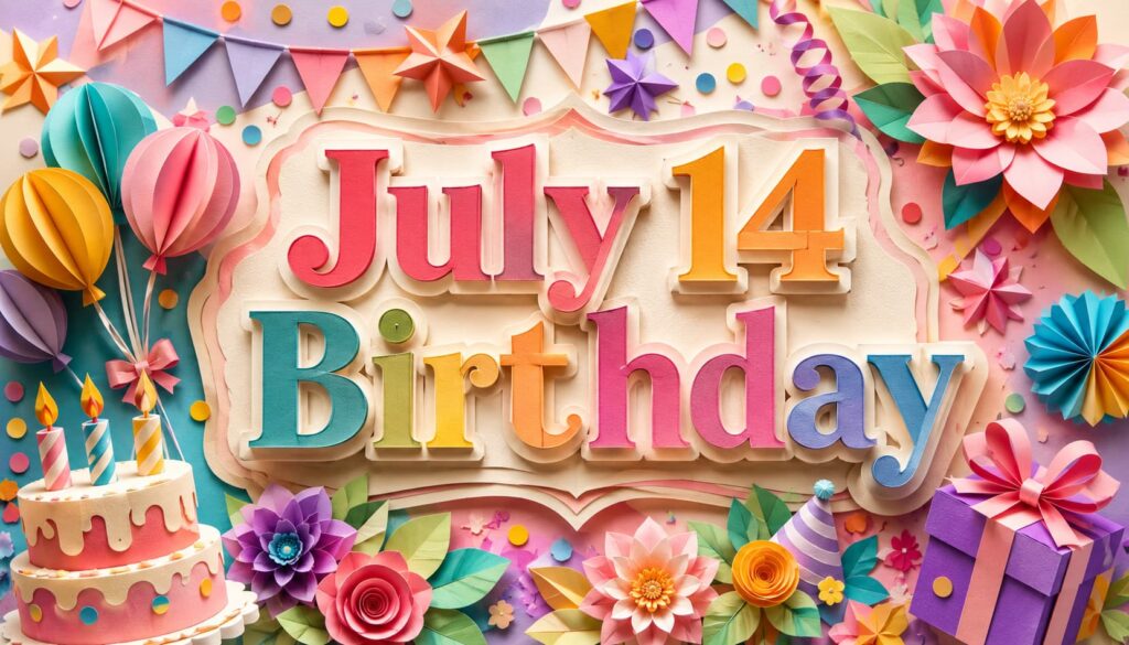 7月14日誕生日の芸能人・有名人として久保史緒里、阿部詩、水谷豊、椎名桔平、原田マハなど多彩な人物を紹介
