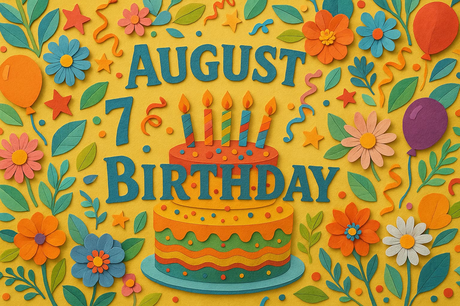 8月7日生まれの芸能人・有名人には大西流星やふくらP、蒔田彩珠など注目の人物が揃う