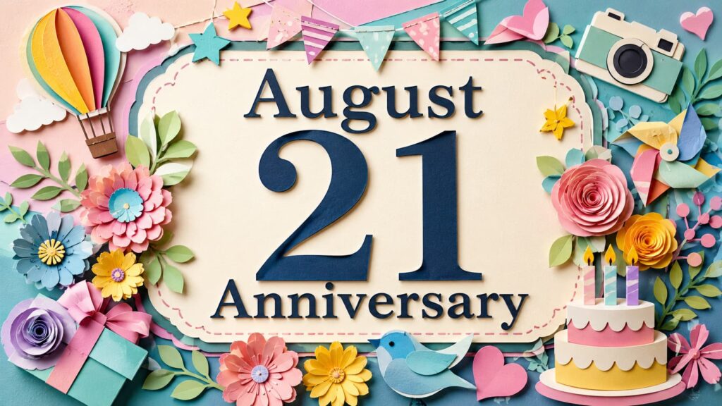 8月21日は何の日かを紹介し、女子大生の日、献血の日、テロ被害者想起と追悼の国際デー、福島県民の日、静岡県民の日などの由来を解説