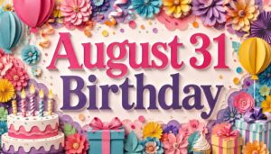8月31日誕生日の芸能人・有名人として、初音ミク、森七菜、桐山照史、野茂英雄、KIRIMIちゃん.などを華やかに紹介する誕生日記事