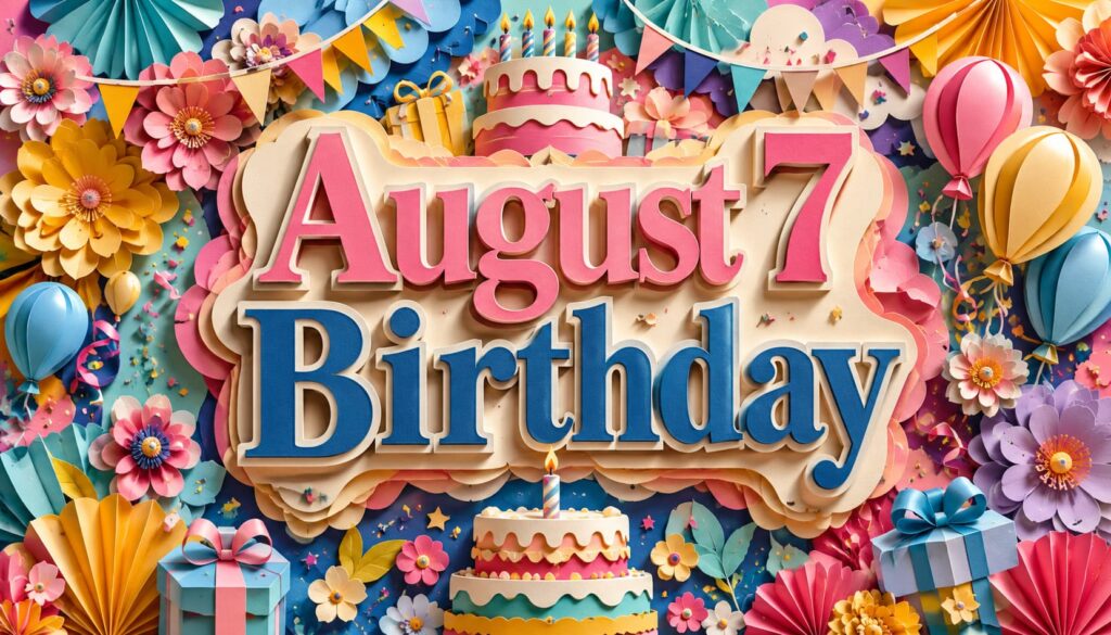 8月7日誕生日の芸能人・有名人として、大西流星、橋本大輝、藤嶌果歩、ふくらP、司馬遼太郎など多彩な人物を紹介する華やかな誕生日特集