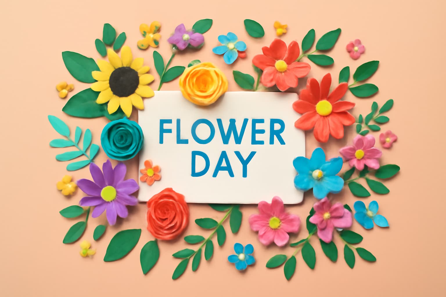 8月7日の「花の日」に合わせて、花を楽しむための記念日として花パークフィオーレ小淵沢での花々の美しさを祝うイメージ