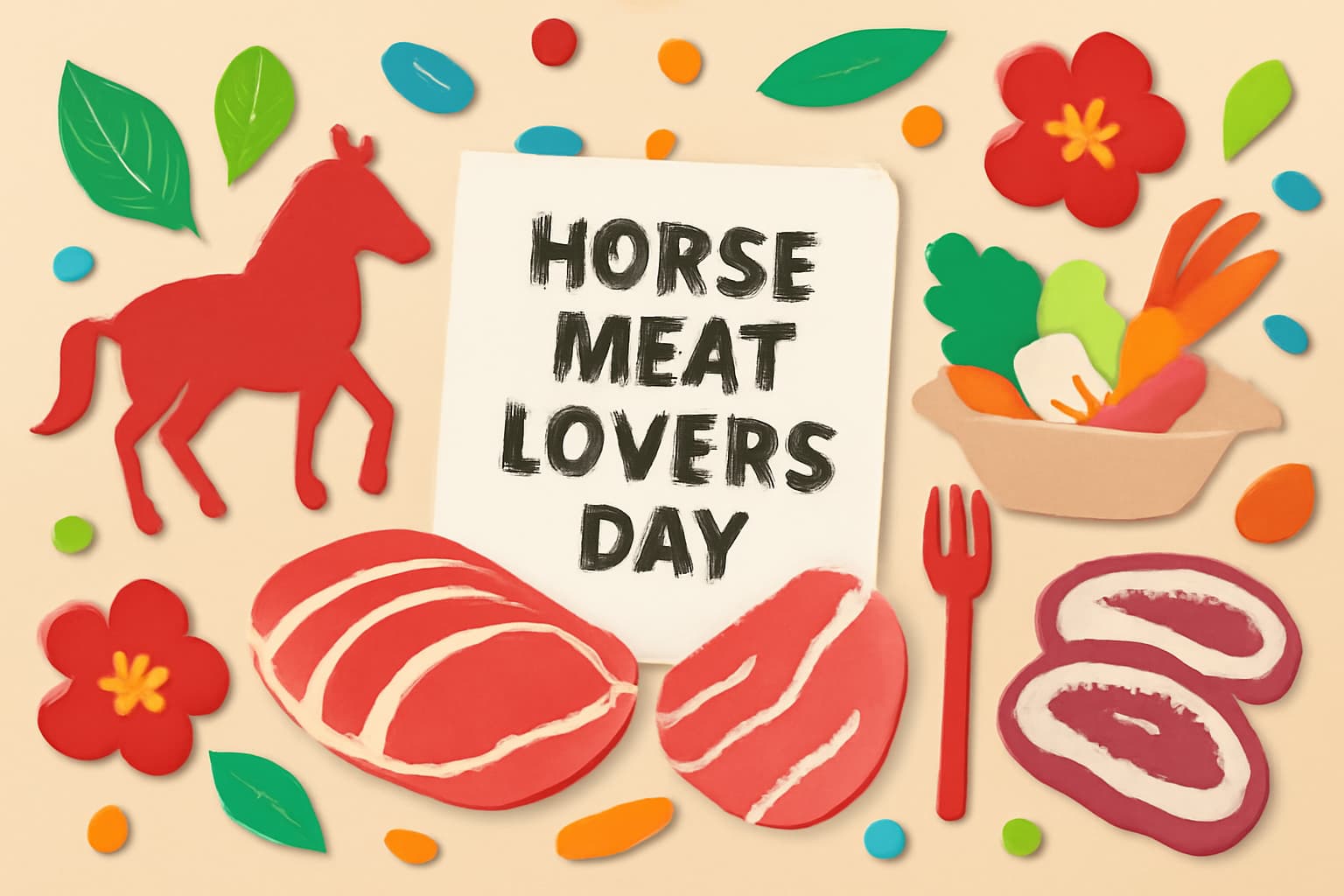 8月29日の「馬肉を愛する日」を祝う、馬肉のヘルシーで美味しい魅力を紹介するブログ記事