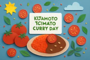 8月21日「北本トマトカレーの日」を祝う特別な日、北本市の代表的なご当地グルメである北本トマトカレーを紹介