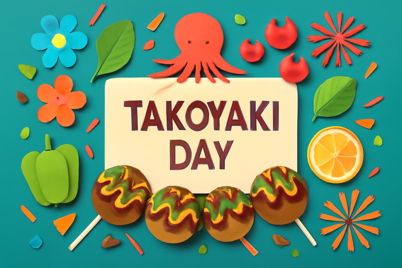 たこ焼きの日の由来と楽しみ方を紹介。8月8日にちなんだ記念日の魅力を伝える内容。
