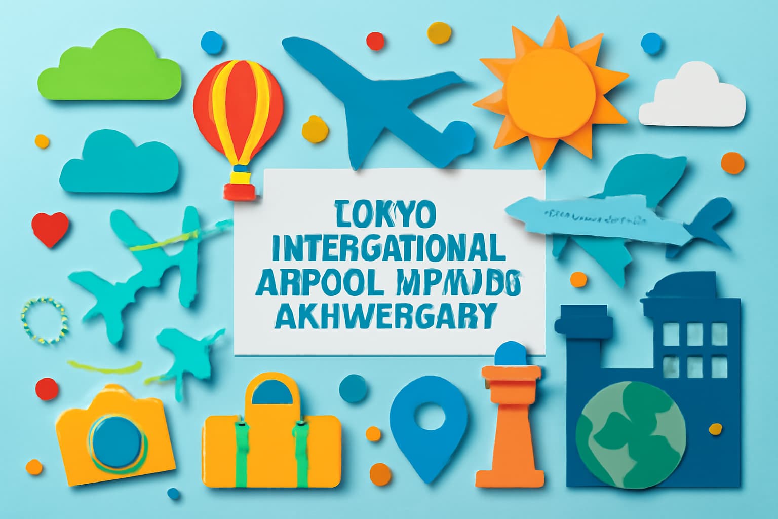 8月25日の東京国際空港開港記念日を祝う記事のサムネイル。羽田空港の歴史、発展、そして未来についての情報を反映。