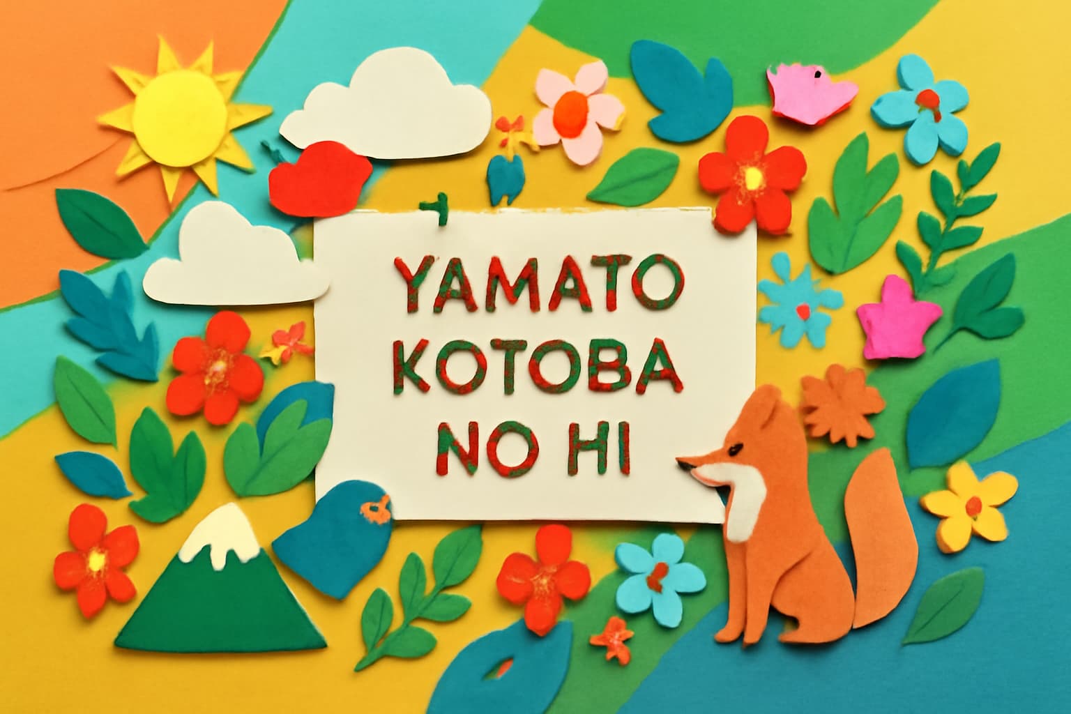 やまとことばの日とは、日本固有の美しい言葉と文化を未来へ継承するための記念日