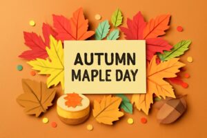 秋のメープルもみじの日を祝う広島の紅葉とメープルシュガーを使用した洋菓子を紹介する記事