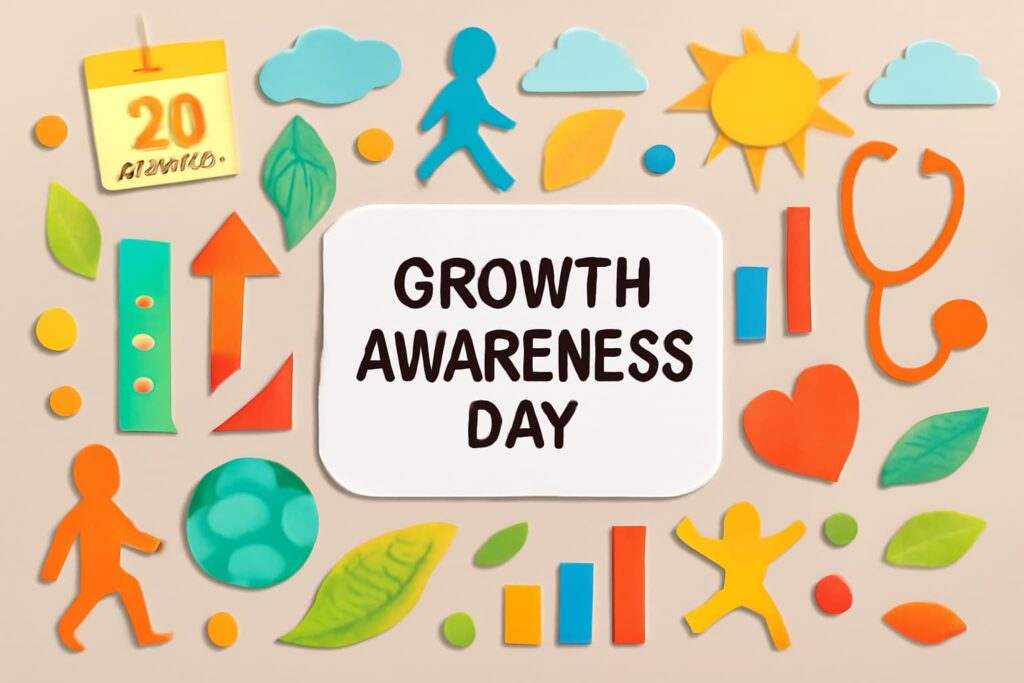 子どもの成長啓発デーの重要性と成長曲線の活用を紹介する日。内分泌疾患の早期発見と子どもの健康管理を促進する活動。