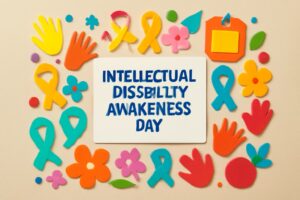 9月10日の「知的障害者愛護デー」を知的障害者への理解を深めるための重要な日として紹介。障害者福祉の意義と社会的支援を啓発。