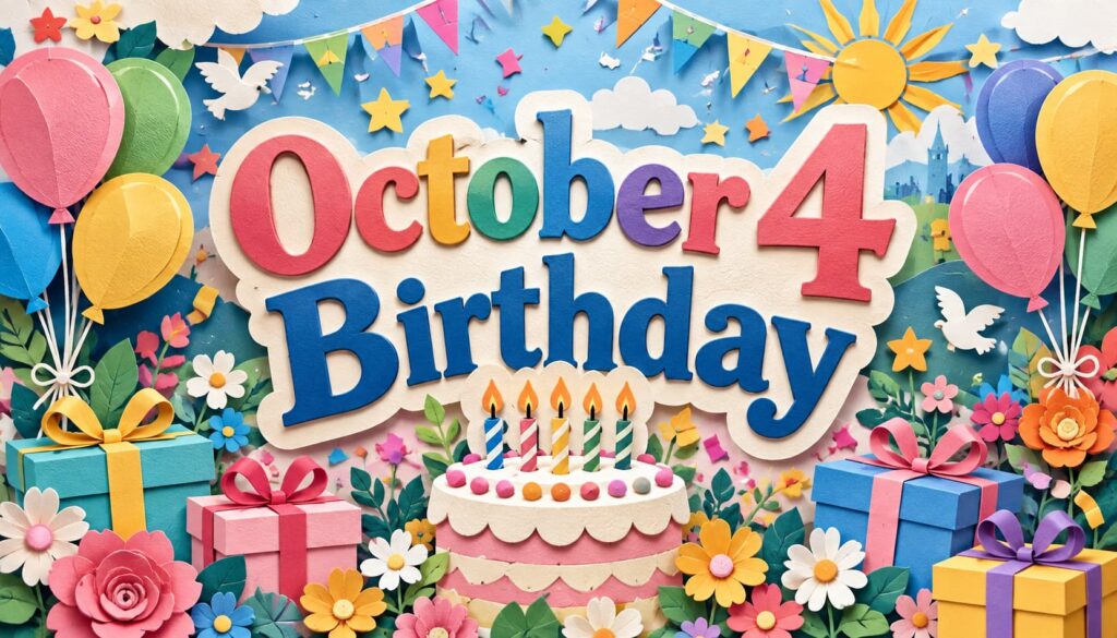 10月4日誕生日の芸能人・有名人を紹介。出口夏希、JEONGHAN、上田竜也、北島三郎、福井謙一などの生年や代表的な活動をまとめています。