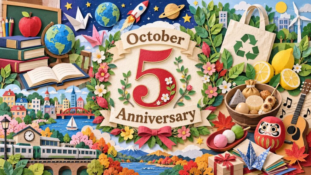 10月5日は何の日？世界教師デー、世界ハビタット・デー、時刻表記念日、レモンの日など10月5日の記念日と由来