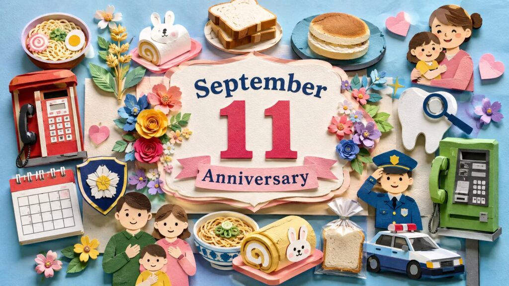 9月11日は何の日？二百二十日、警察相談の日、公衆電話の日、愛国者の日、たんぱく質の日など9月11日の記念日と由来