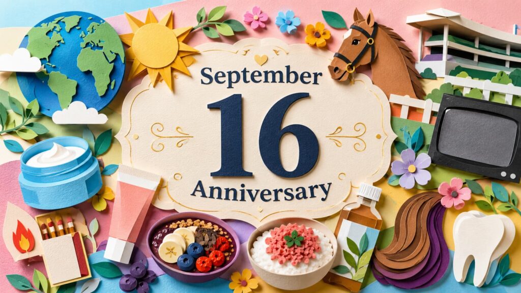 9月16日は何の日?オゾン層保護のための国際デー、競馬の日、保湿クリームの日、牛とろの日、アサイーの日などの記念日