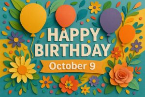 10月9日誕生日の芸能人・有名人一覧｜大友花恋、サンシャイン池崎、水前寺清子、高橋真麻、ジョン・レノンなど