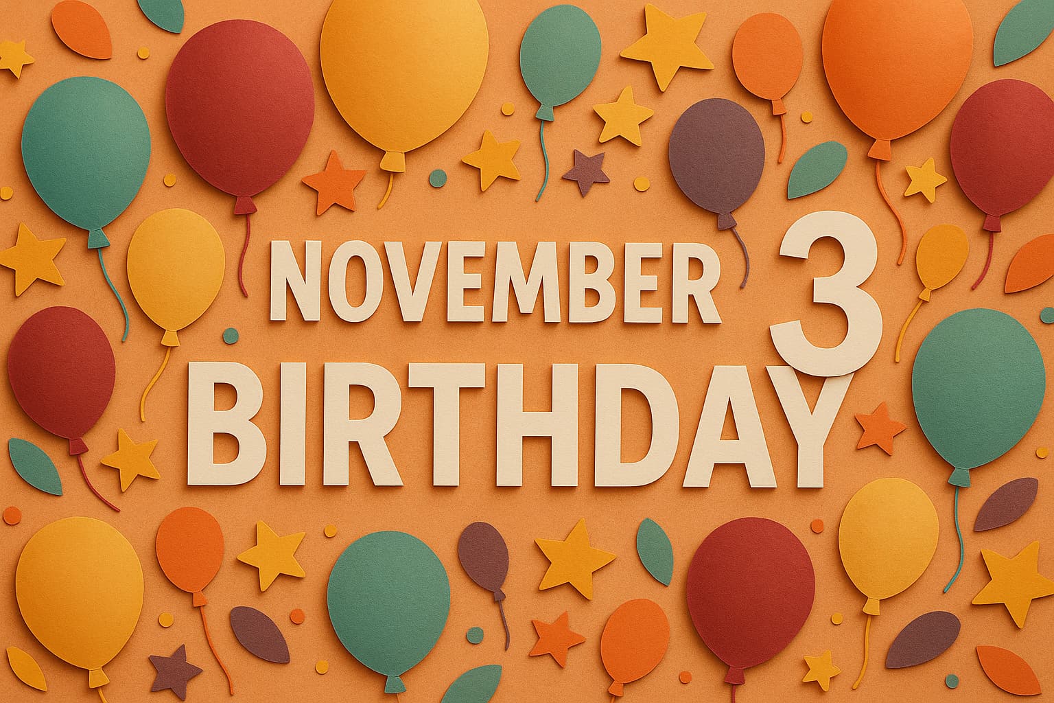 11月3日生まれの芸能人・有名人一覧。柄本明、北村匠海、錦戸亮など、俳優や歌手、漫画家など多彩な才能が集う特別な誕生日を紹介。