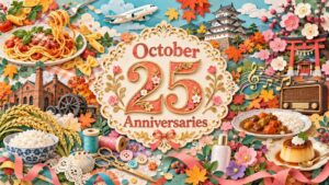 10月25日は何の日？世界パスタデー、産業観光の日、民間航空記念日、島原の乱の日、新潟米の日の由来と歴史を紹介。