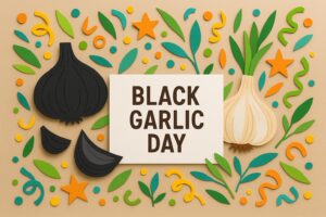 黒にんにくの日の由来と青森県黒にんにく協会による世界黒にんにくサミットの解説