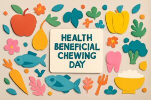 健康に役立つ咀嚼の日の意義と咀嚼がもたらす健康効果を紹介するブログ記事のサムネイル