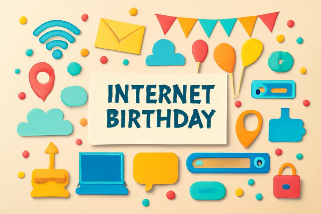 インターネット誕生日を祝うためにARPANETの初通信を振り返り、インターネットの発展を紹介する記念日。