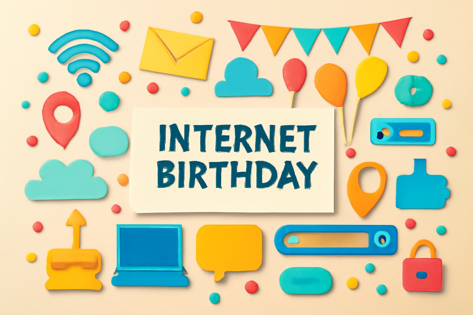 インターネット誕生日を祝うためにARPANETの初通信を振り返り、インターネットの発展を紹介する記念日。