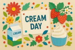 生クリームの日（9月6日）の由来と中沢乳業Nakazawaブランドの魅力を伝える記念日イメージ