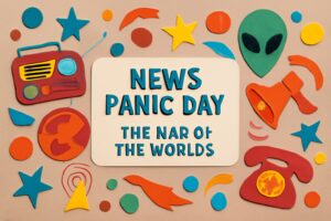 1938年に放送されたラジオ番組『宇宙戦争』による大パニック事件と、その影響を振り返る記念日