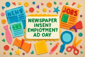 新聞折込求人広告の日の歴史と重要性を紹介。求人広告の発展と地域貢献を振り返る。