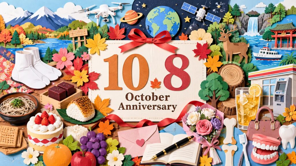 10月8日は何の日？寒露、足袋の日、木の日、骨と関節の日、国立公園制定記念日など、10月8日の主な記念日と由来