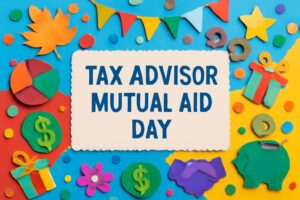 税理士相互扶助の日（10月26日）の由来や意義、共済会の活動とその重要性を解説する記事のサムネイル画像です。