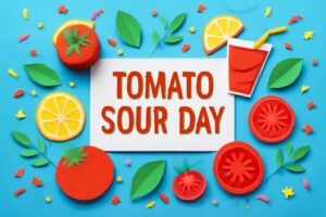 トマトサワーの日の由来や魅力を紹介するブログ記事のサムネイル