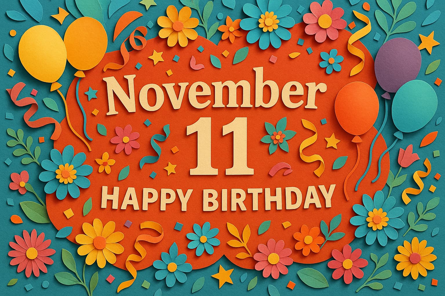 11月11日生まれの芸能人や有名人を紹介。手越祐也、田中れいな、ディカプリオなど、華やかで多彩な才能が集う特別な日。