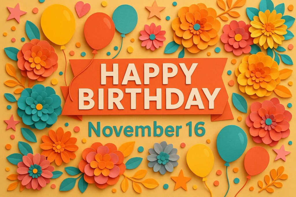 11月16日生まれの芸能人・有名人を紹介。新田真剣佑、内田有紀、西村博之、紗栄子など多彩な顔ぶれの魅力を詳しく解説。