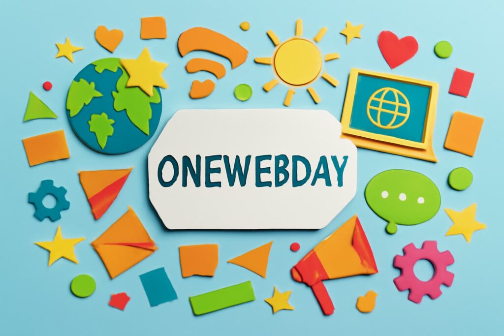 OneWebDay（9月22日）は、オンライン生活を祝う記念日。インターネットの重要性と進化を再確認し、社会全体でその未来を支える日。