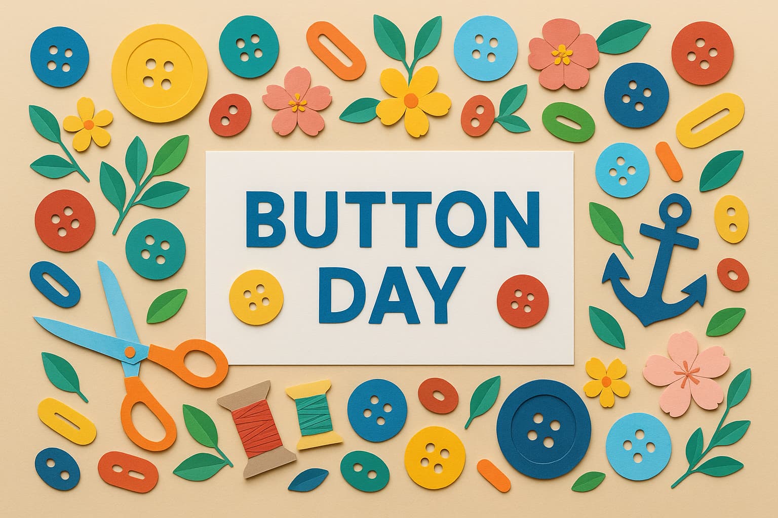 ボタンの日の由来や歴史、釦の漢字の意味、日本釦協会の活動をわかりやすく解説した記念日特集記事