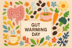 腸温活の日は腸を温める習慣を広める記念日。立冬に合わせて腸の健康を意識する大切さを紹介。