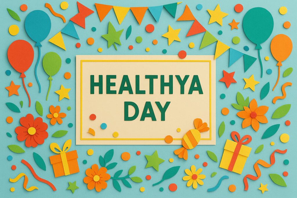 HEALTHYAが制定した日本製腹巻の日の由来と魅力を紹介し、冷え対策の重要性を伝える内容