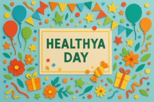 HEALTHYAが制定した日本製腹巻の日の由来と魅力を紹介し、冷え対策の重要性を伝える内容