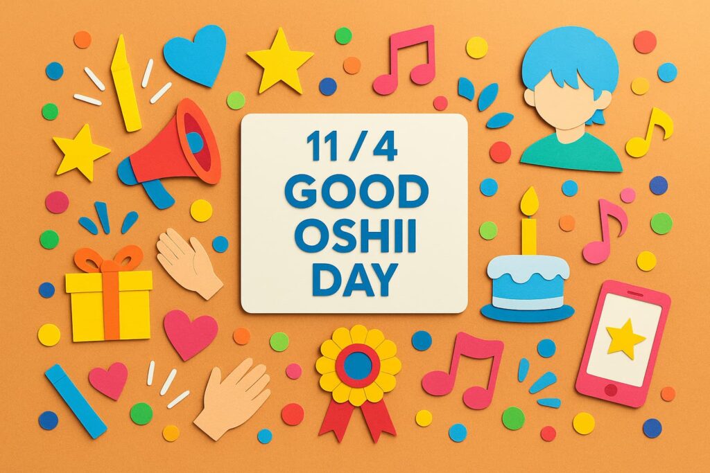 11月4日「いい推しの日」の由来や意味、推し活との関係をわかりやすく解説した記念日特集