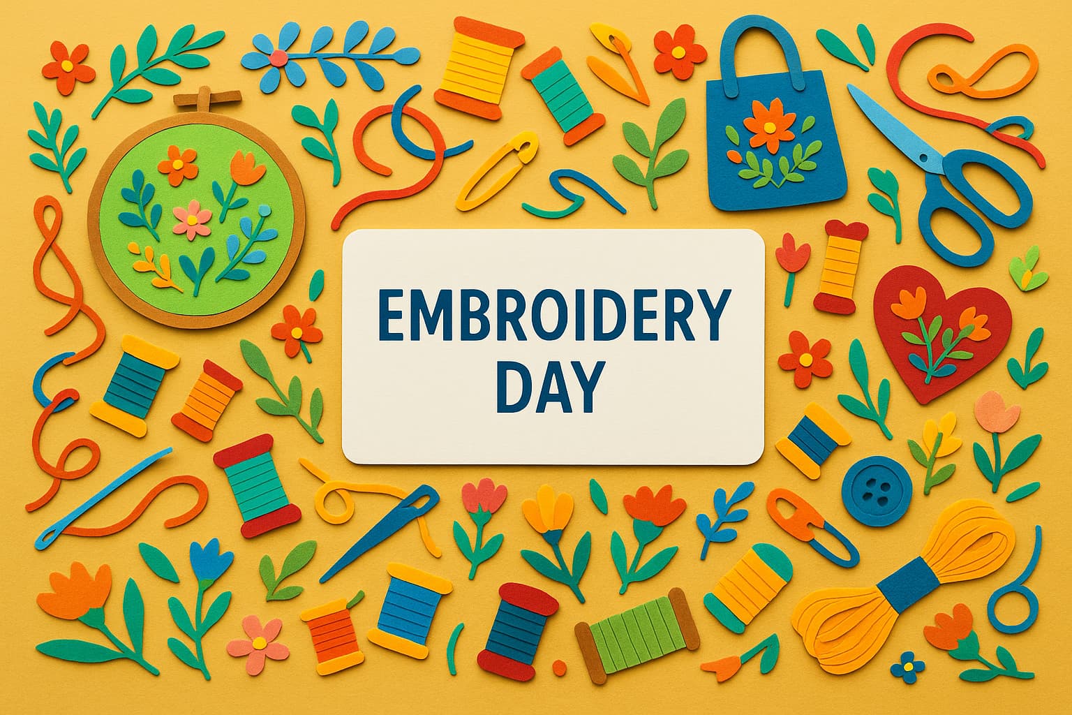 11月4日「いい刺しゅうの日」の由来や刺しゅう文化の魅力を紹介したブログ記事のビジュアル用イメージ