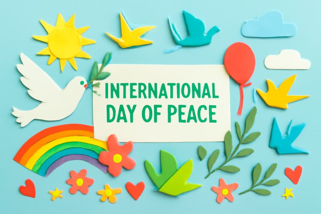 国際平和デー（9月21日）は、世界中で平和を祈念し、暴力停止を呼びかける日として定められています。