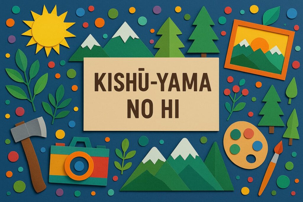 紀州・山の日の由来や和歌山県の山村文化、フォトコンテストなど山と人の共生について解説