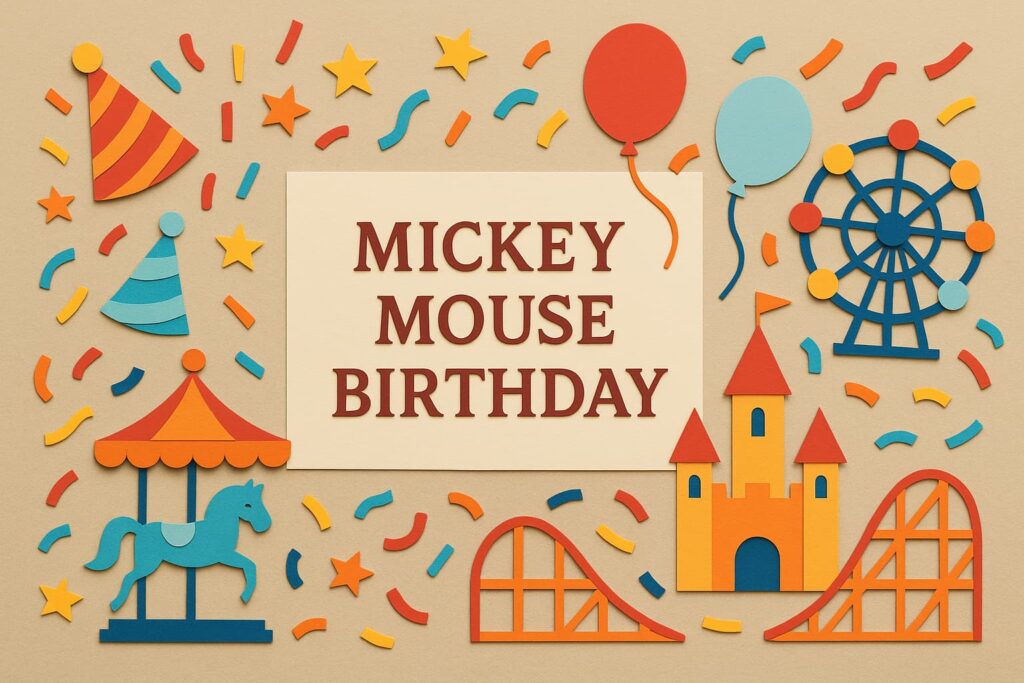 ミッキーマウスとミニーマウスの誕生日の由来や豆知識、ディズニーとの関係を解説した記念日特集