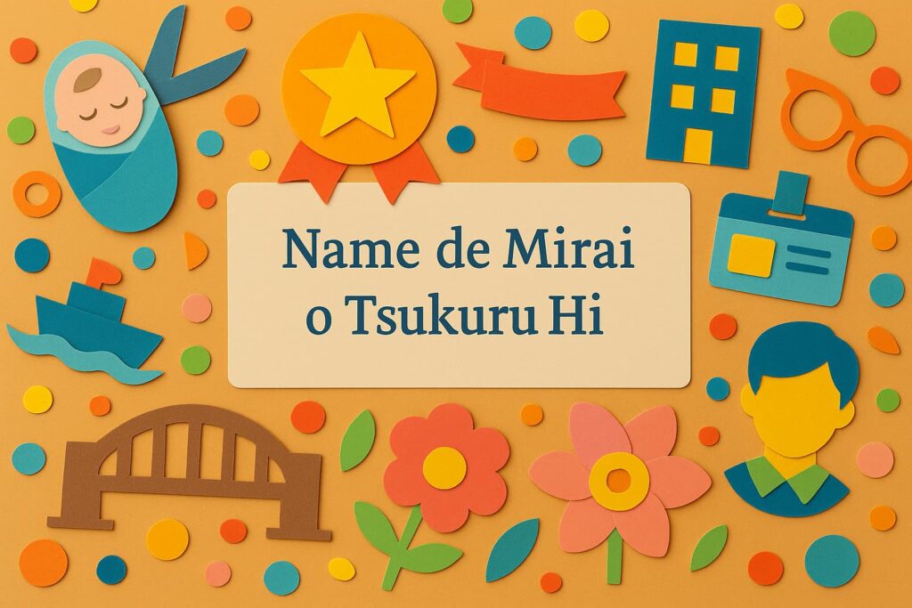 名前の意味や名付け文化の大切さを伝える「なまえで未来をつくる日」に関する解説