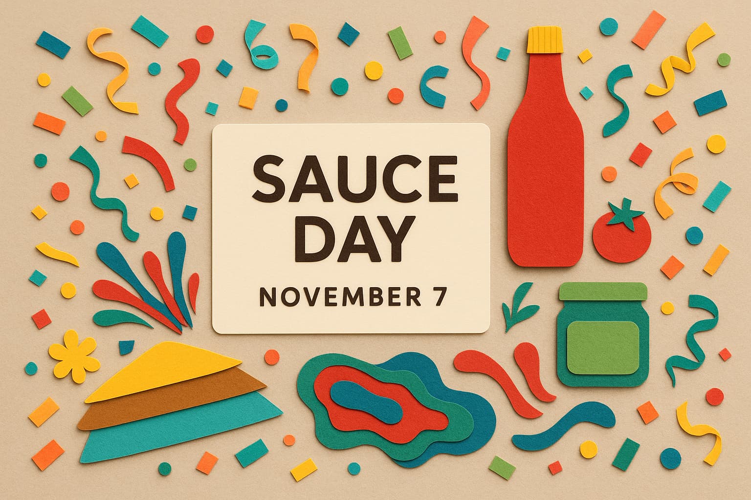ソースの日の由来や日本ソース工業会の活動、ソースの使い方の幅広さについて詳しく紹介
