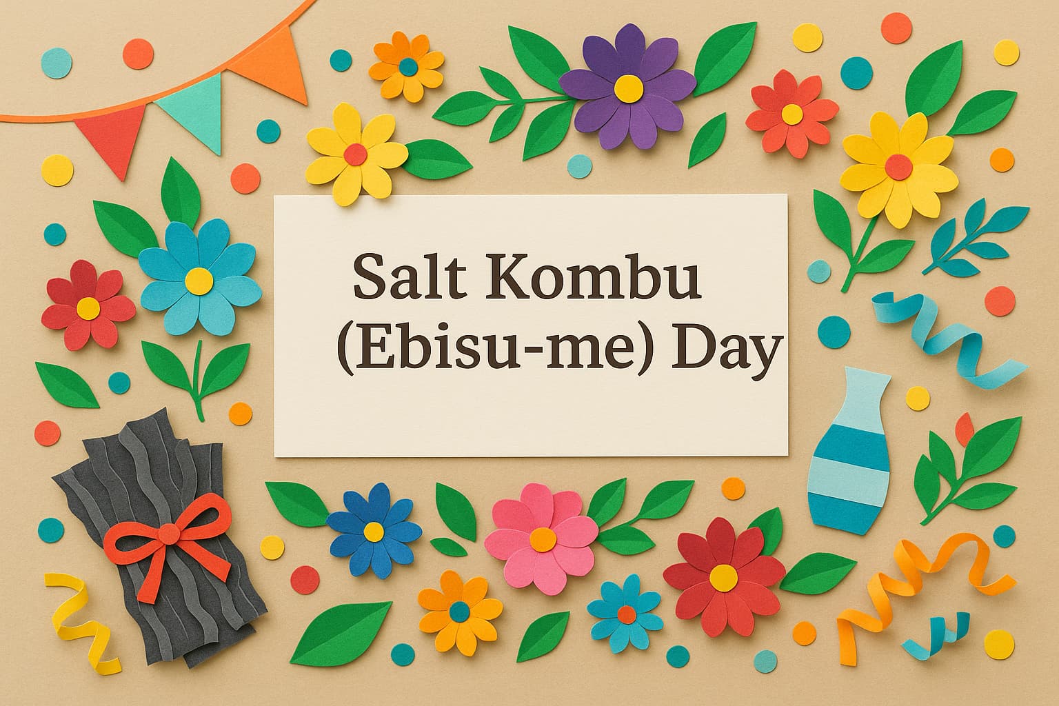 塩ふき昆布「えびすめ」の誕生を記念する10月1日の記念日と、小倉屋山本の歴史を紹介する記事