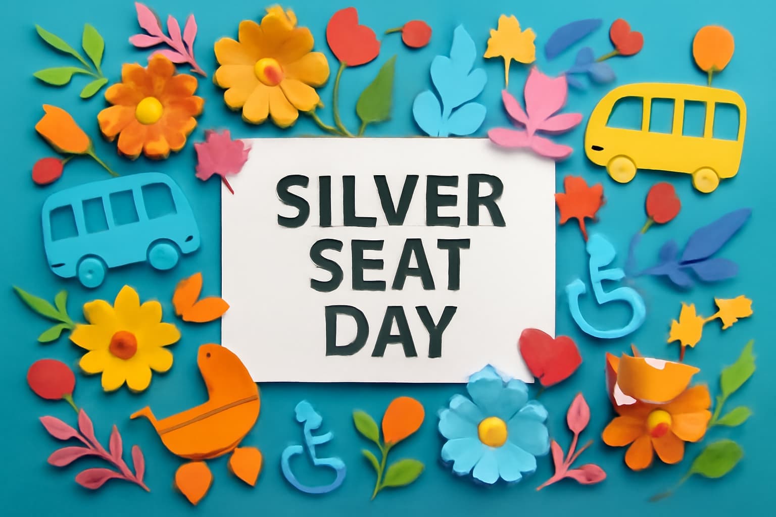 シルバーシート記念日の由来と意義を解説したブログ記事に関連するカラフルなデザインの画像