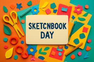 9月21日の「スケッチブックの日」にちなんだ記念日で、アートや創造力を促す活動の重要性を紹介しています。