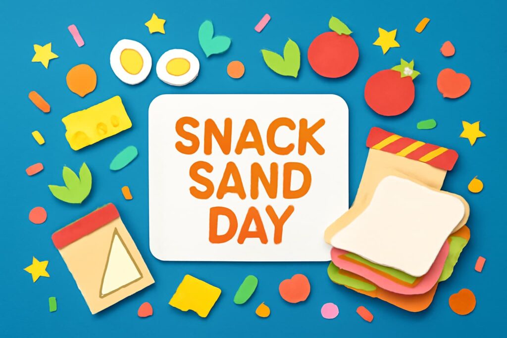 スナックサンドの日は、1975年に登場した携帯型サンドイッチ「スナックサンド」の誕生日を祝う記念日。フジパンが発売したその歴史と人気の魅力を紹介。
