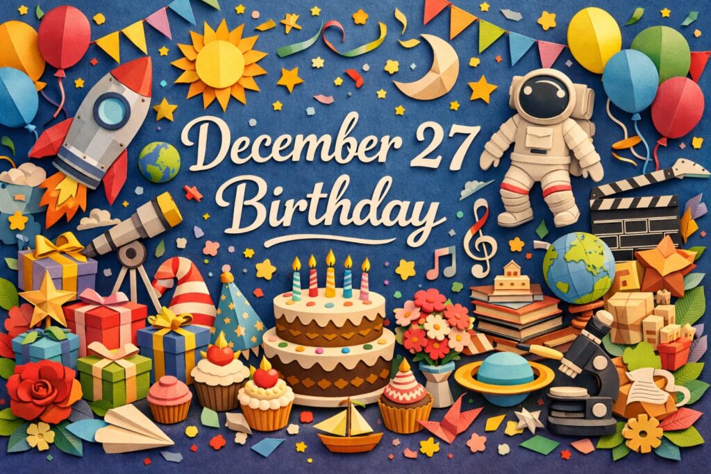 12月27日生まれの芸能人・有名人を一覧で紹介。山崎直子、濱田マリ、加藤登紀子、テリー伊藤、ヨハネス・ケプラーなど、会話に使える人物像もわかりやすく解説。